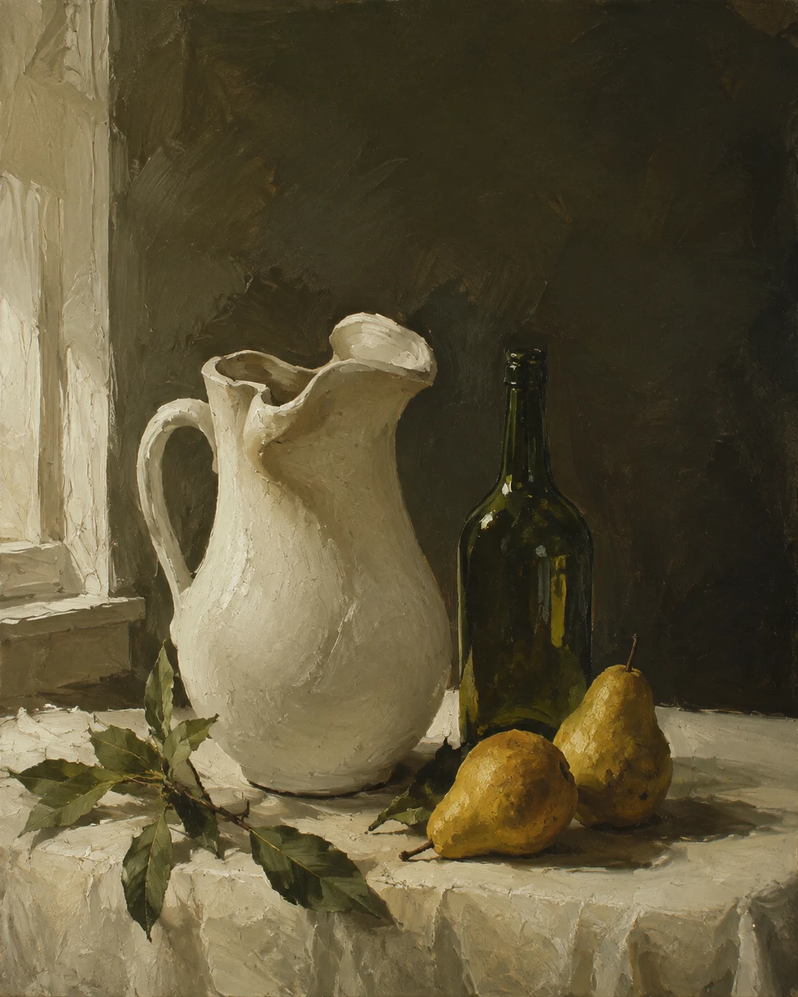 Afternoon, Slowly, the artwork used in both workflows